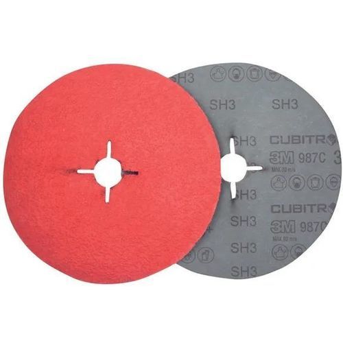 Fiberschleifscheibe - Cubitron II 987C - Solventum - zum Schleifen / zur Endbearbeitung / für die Oberflächenreinigung