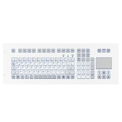 Rack-Tastatur - KS18337 - GETT Asia Ltd. - Membran / 105 Tasten / Touchpad