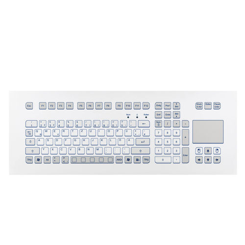 Rack-Tastatur - KS18285 - GETT Asia Ltd. - Membran / 105 Tasten / Touchpad