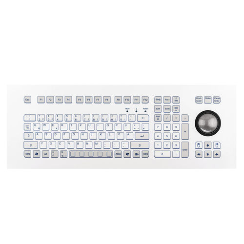 Rack-Tastatur - KS18281 - GETT Asia Ltd. - Membran / 105 Tasten / Trackball