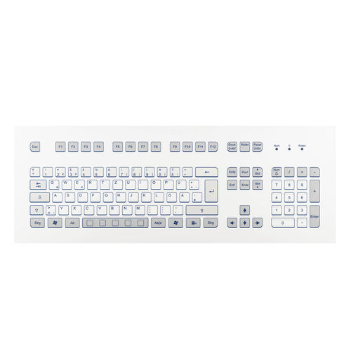 Rack-Tastatur - KS18273 - GETT Asia Ltd. - Membran / 105 Tasten / Industrie
