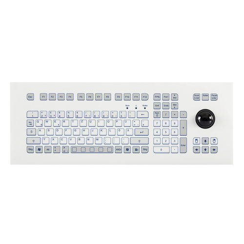 Rack-Tastatur - KS18277 - GETT Asia Ltd. - Membran / 105 Tasten / Trackball