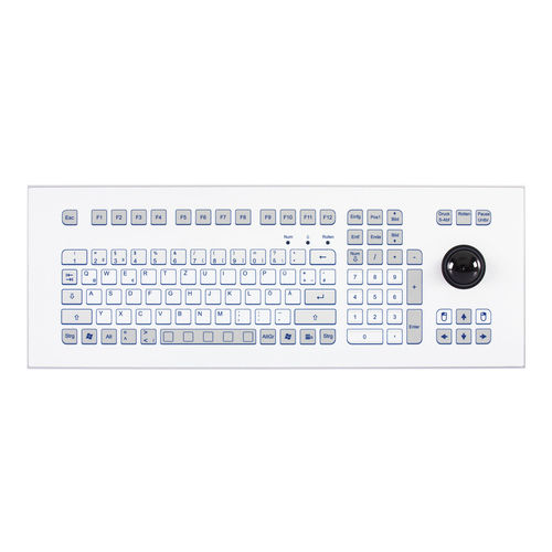 Rack-Tastatur - KS18368 - GETT Asia Ltd. - Membran / 105 Tasten / Trackball