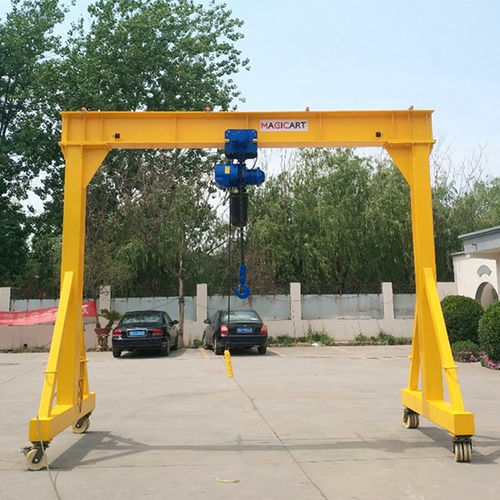 Portalkran auf Rollen - Xinxiang MAGICART Cranes Co., Ltd - für Werkstatt / für Lagerhallen / Einträger