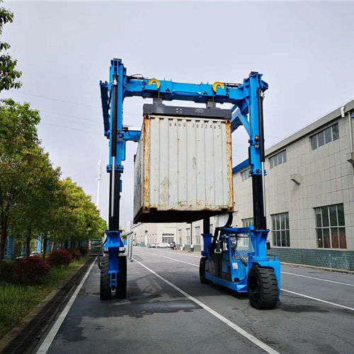 Portalhubwagen für Container - EL series - Xinxiang MAGICART Cranes Co., Ltd - dieselbetrieben / mit Gummireifen / mit Flaschenzug