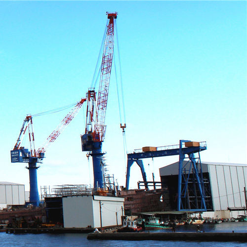 Kran für Werft - Xinxiang MAGICART Cranes Co., Ltd - festinstalliert / Spitzenausleger / Hafen