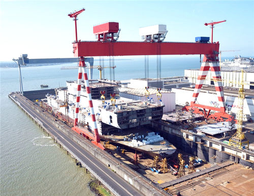 Portalkran für den Schiffsbau - Xinxiang MAGICART Cranes Co., Ltd - schienenmontiert / leicht