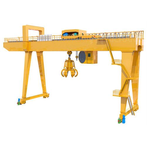 Schienenmontierter Portalkran - Xinxiang MAGICART Cranes Co., Ltd - für Greifer / für Greiferkübel / elektrisch