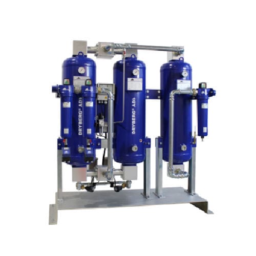 Drucklufttrockner durch kaltregenerierende Adsorption - DRYBERG® AD-CT - BERG Kompressoren GmbH - Dreistufen-EMC / Zwei-Stufen / Hochleistung