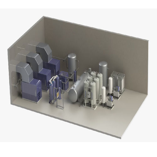 Sauerstoff- und Stickstoffgenerator / für medizinische Zwecke - BERG Kompressoren GmbH - für die Lebensmittelindustrie / für die Elektronik / auf Kufen