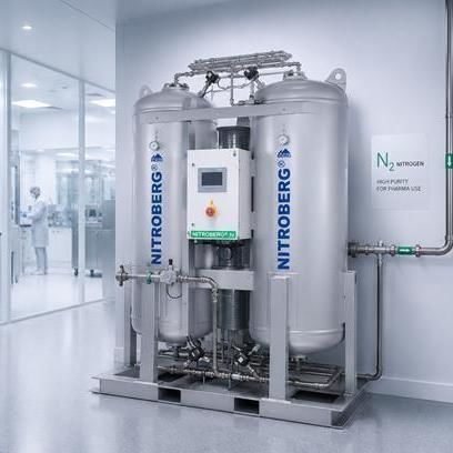 Sauerstoff- und Stickstoffgenerator / für die Pharmaindustrie - NITROBERG - BERG Kompressoren GmbH - für Verpackungen / Labor / für Produktion