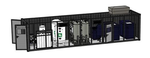 Industrie-Stickstoffgenerator - N₂ BOX 1700 - BERG Kompressoren GmbH - für die Pharmaindustrie / für Verpackungen / für die Lebensmittelindustrie