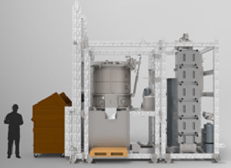 Kompakter Müllzerkleinerer und -brecher - MO5000 - OMPECO SRL - für Industrieanwendungen
