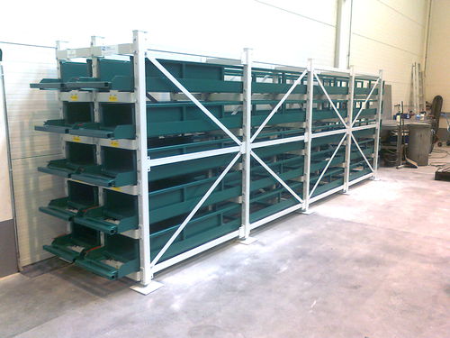 Warenlager-Regal - MODUL - THIEL Storage and Handling Systems - für Materialumschlag / Kassetten / verstellbar