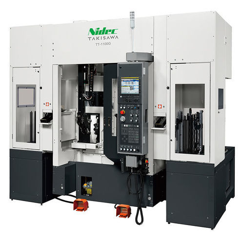 CNC-Drehmaschine - TT-1100G - TAKISAWA - horizontal / 2 Spindeln / 10 Werkzeuge