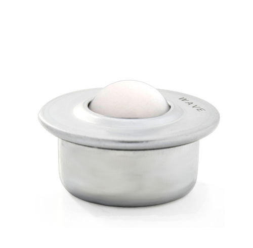 Kunststoff-Kugelrolle - KU-30 P - WAVE - verzinkt / POM / Flansch