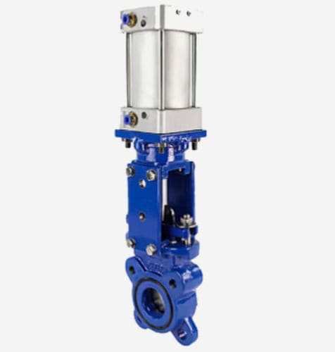 Plattenschieber - D040-06711 - SIMPLE VALVE, S.L. - pneumatisch gesteuert / Regel / Absperr
