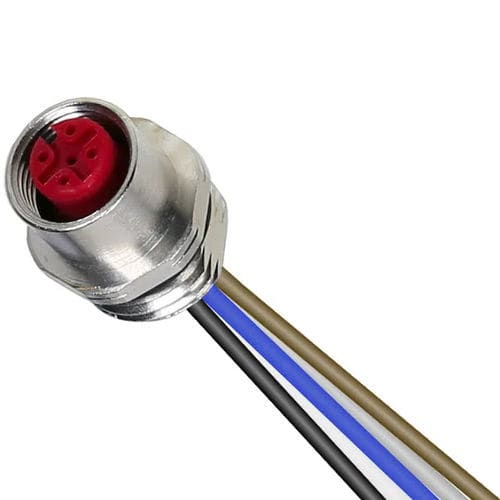 Stromversorgungs-Steckverbinder - RDEM - PONY SRL - rund / Through-Hole / M12