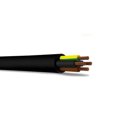 Versorgungs-Stromkabel - H03VV-F - PONY SRL - isoliert / Kupfer / 4 Leiter