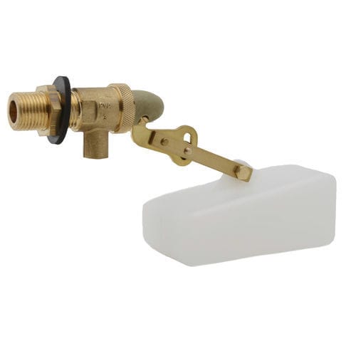 Ventil mit schwimmend gelagerter Kugel - 8ADBL3 - PVA Schwimmerventile GmbH - Schwimmer / für Wasser / vernickeltes Messing