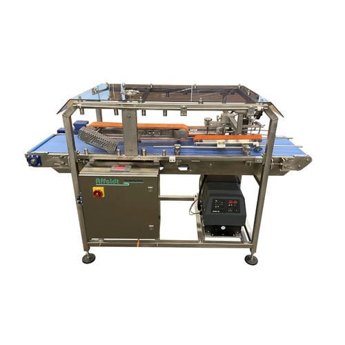Linearer Schalensiegler - G-Tray-470 - Affeldt Fördertechnik GmbH - automatisch / kompakt / für die Lebensmittelindustrie