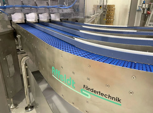 Bandförderer - Affeldt Fördertechnik GmbH - gebogen / Transport / für die Lebensmittelindustrie
