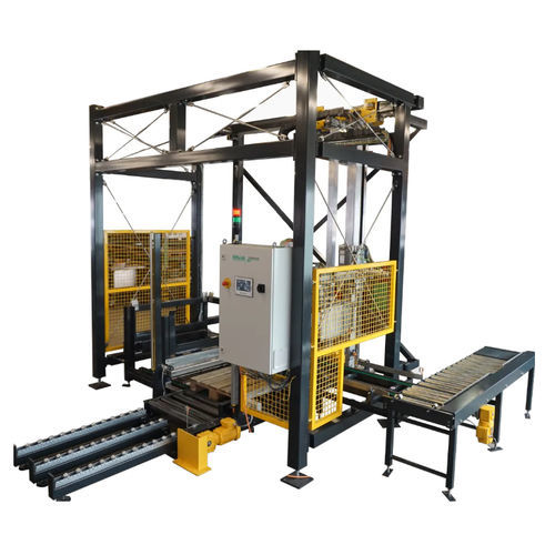 Palettierer mit Stapelmaschine - P-8iK - Affeldt Fördertechnik GmbH - für Säcke / Paket / für Kartons