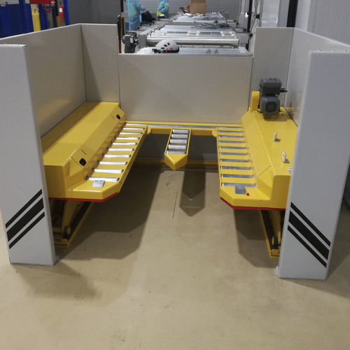 Rollenhubtisch - Wasser Schnitt, S.L. - Scheren / hydraulisch / elektrisch