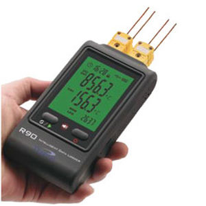 Tragbarer Datenlogger - R90 U series - Digitron Italia srl - Temperatur / USB / mit LCD-Display