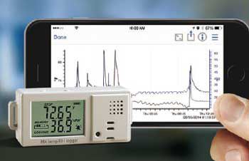 Drahtloser Datenlogger - HLX1101 - Digitron Italia srl - Temperatur / Luftfeuchtigkeit / Taupunkt