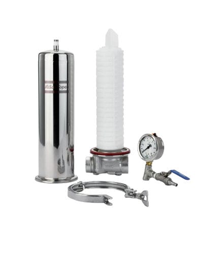 Mehrfachpatrone-Filtergehäuse - IH - Atlas Copco Process Filtration - Einfachpatrone / für Flüssigkeiten / Edelstahl