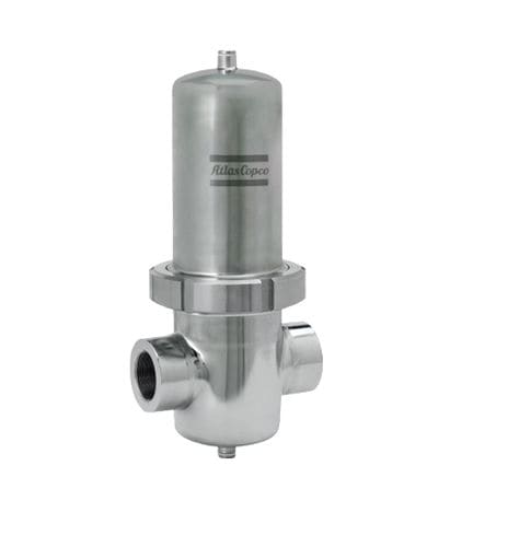 Einfachpatrone-Filtergehäuse - IFH - Atlas Copco Process Filtration - für Flüssigkeiten / für Gas / Edelstahl