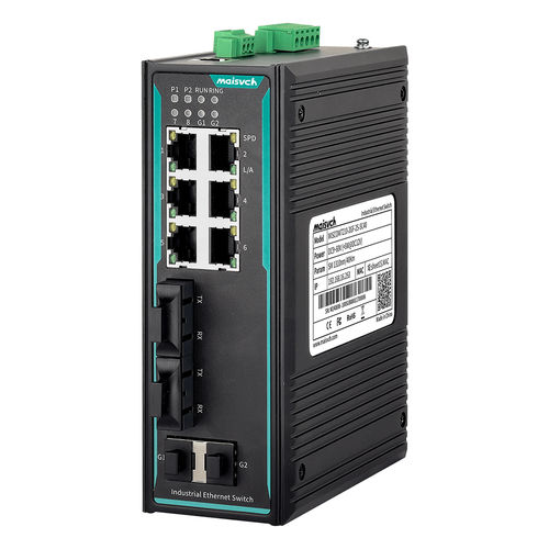 Ethernet-Switch / managed - MISCOM7210-2GF-2F - Maisvch - 10 Ports / 10/100BaseT(X) / Netzwerkschicht 2