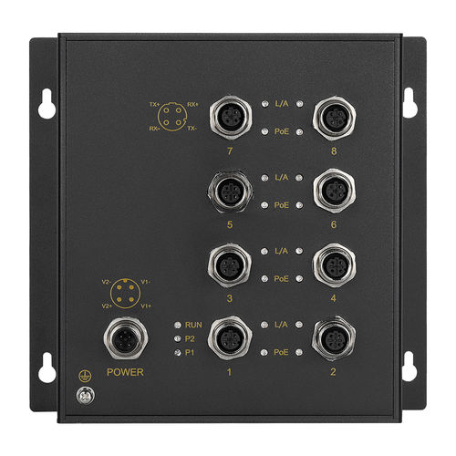 Ethernet-Switch / unmanaged - Admas2208P-M12-8TPoE - Maisvch - 8 Ports / Netzwerkschicht 2 / Gigabit