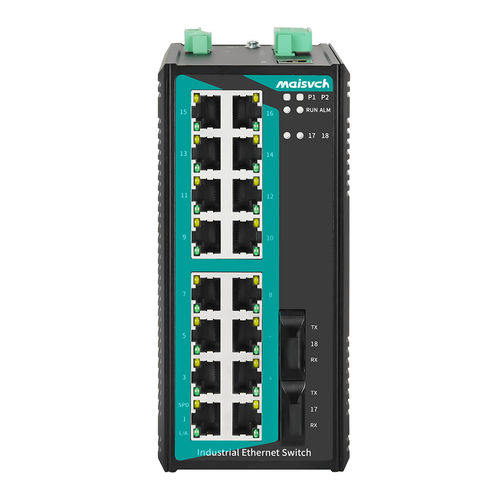 Ethernet-Switch / managed - MISCOM6218-2F series - Maisvch - 18 Ports / 10/100BaseT(X) / Netzwerkschicht 2