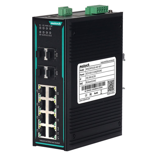 Ethernet-Switch / managed - MISCOM7212G-4GF-8GT  - Maisvch - 12 Ports / Netzwerkschicht 2 / Gigabit