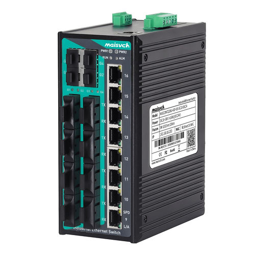 Ethernet-Switch / managed - MISCOM7220-4GF-8F series - Maisvch - 20 Ports / 10/100BaseT(X) / Netzwerkschicht 2