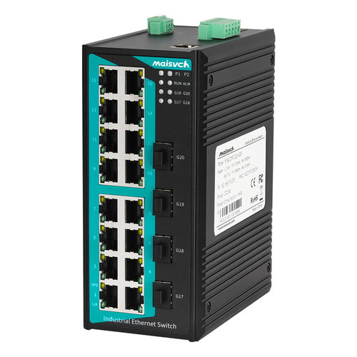 Ethernet-Switch / managed - MISCOM7220-4GF - Maisvch - 20 Ports / 10/100BaseT(X) / Netzwerkschicht 2