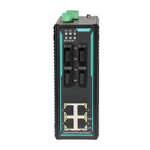 Ethernet-Switch / managed - MISCOM6208-4F series - Maisvch - 8 Ports / 10/100BaseT(X) / Netzwerkschicht 2