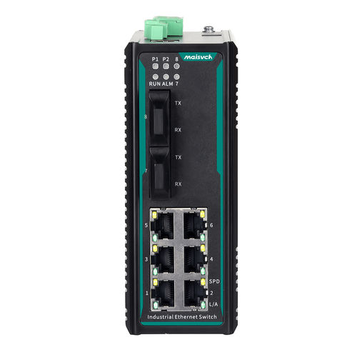 Ethernet-Switch / managed - MIEN5208-2F series - Maisvch - 8 Ports / 10/100BaseT(X) / Netzwerkschicht 2