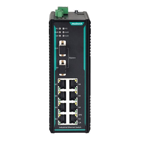 Ethernet-Switch / managed - MISCOM7210GBP-2GTS-8GT - Maisvch - 10 Ports / Netzwerkschicht 2 / Gigabit