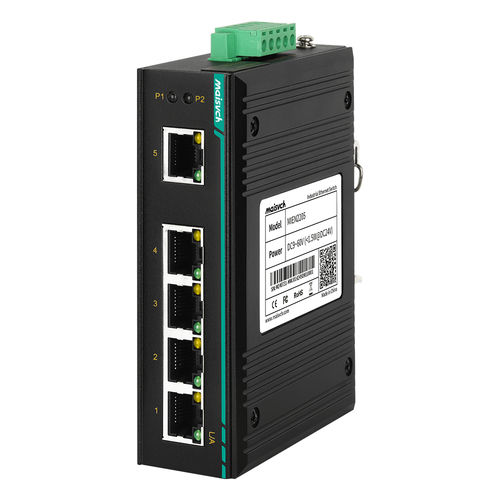 Ethernet-Switch / unmanaged - MIEN2205 series - Maisvch - 5 Ports / Netzwerkschicht 2 / für DIN-Schiene