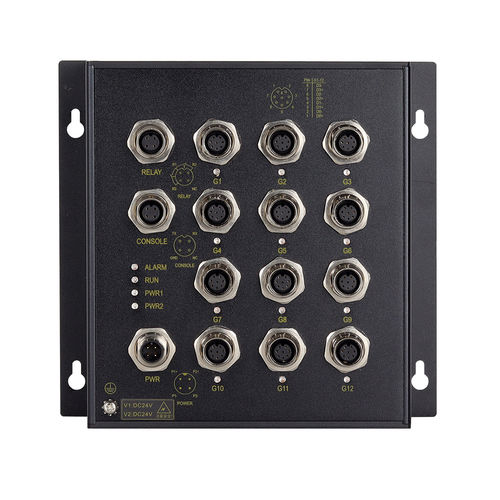 Ethernet-Switch / managed - Admas7212G-M12-12GT series - Maisvch - 12 Ports / Netzwerkschicht 2 / Gigabit