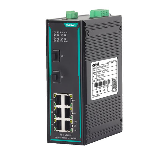 Ethernet-Switch / managed - MISCOM7208TSN-2GF-6GT - Maisvch - 8 Ports / Netzwerkschicht 2 / Gigabit