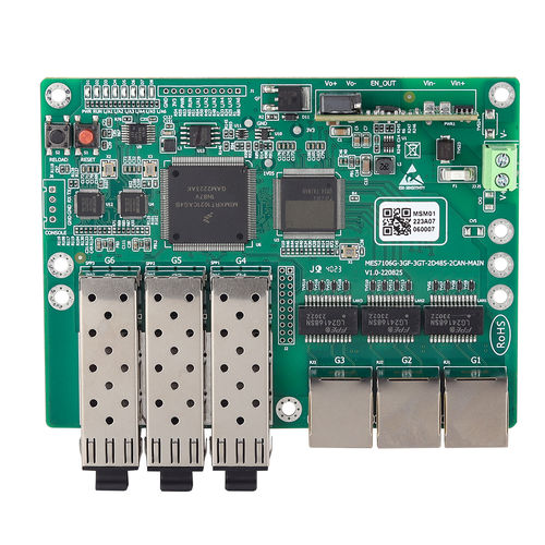 Ethernet-Switch / managed - MES7106G-3GF-3GT - Maisvch - 6 Ports / Netzwerkschicht 2 / Gigabit