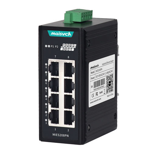 Ethernet-Switch / unmanaged - MIES208PN  - Maisvch - 8 Ports / Netzwerkschicht 2 / PROFINET