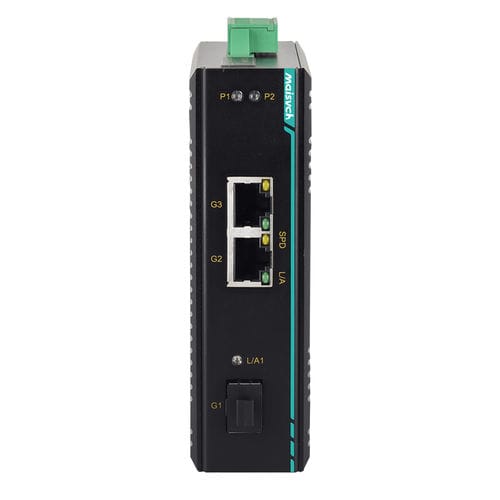 Medienwandler - MIEN1203G-GF-2GT - Maisvch - Ethernet zu Glasfaser / für DIN-Schiene