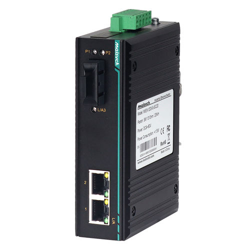 Medienwandler - MIEN1203-F - Maisvch - Ethernet zu Glasfaser / für DIN-Schiene