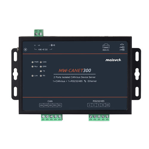 Protokollwandler - MW-CANET300 - Maisvch - RS-232 / RS-485 / CAN-Bus zu Ethernet