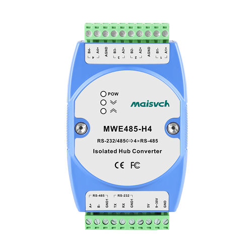 Serie-Wandler - MWE485-H4 - Maisvch - RS-232 zu RS-485 / für DIN-Schiene / Industrie